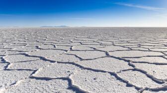 Salzsee im Süden Boliviens