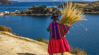 Am Titicacasee in Bolivien