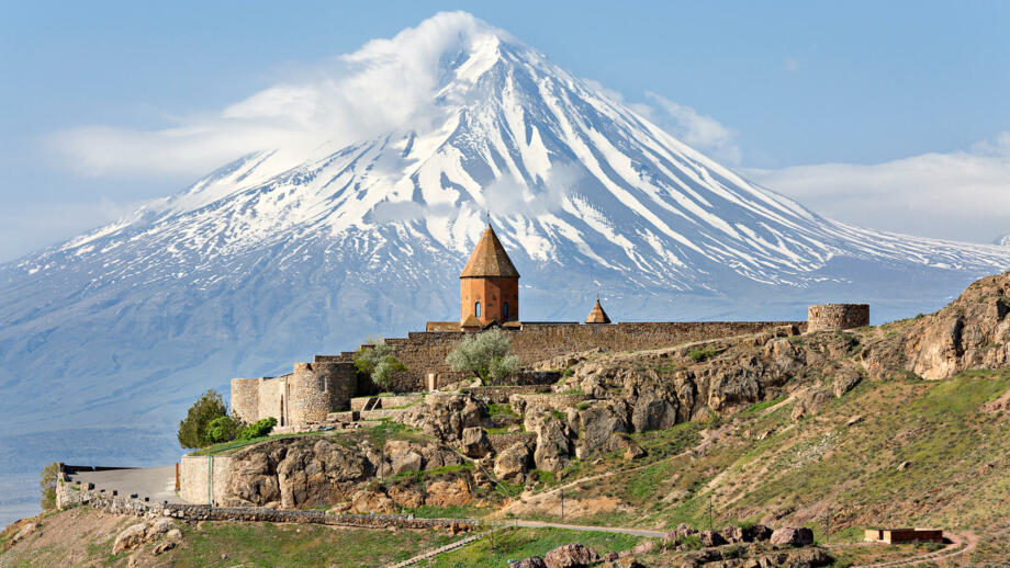Armenien Kloster Chor Virap mit Ararat