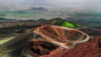 Italien Sizilien Berg Ätna