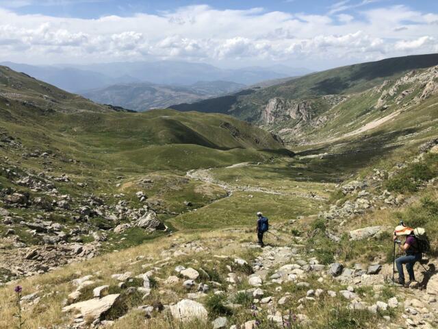 Wanderer auf dem High Scardus Trail