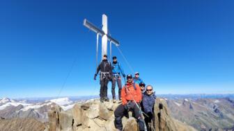 Wildspitze Besteigung beim Grundkurs Eis