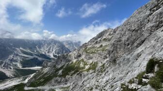 Abstieg nach der Watzmannüberschreitung