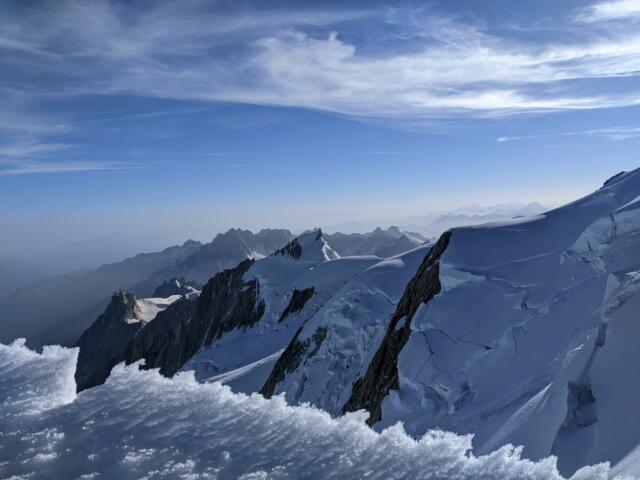 Aussicht vom Mont Blanc