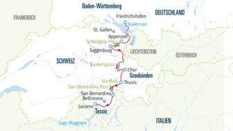 Die Route der Tour RAMMAG auf der Karte