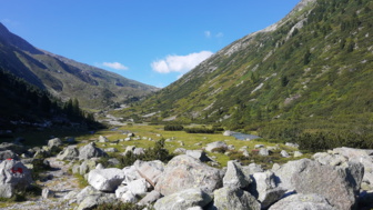 Ein Abschnitt des Streckenverlaufes während der Tour vom Tegernse zum Molvenosee mit dem MTB.