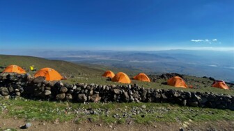 Zelt Lager am Ararat